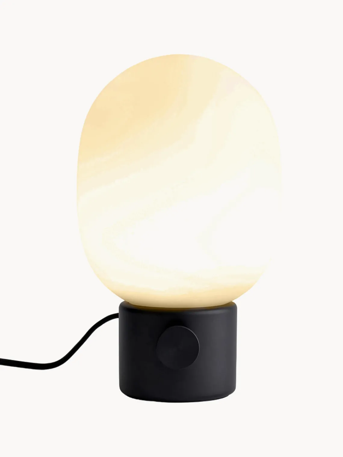 Lámparas De Mesa|Lámparas De Techo>Audo Copenhagen Lámpara de mesa pequeña regulable JWDA, 29 cm Blanco, negro