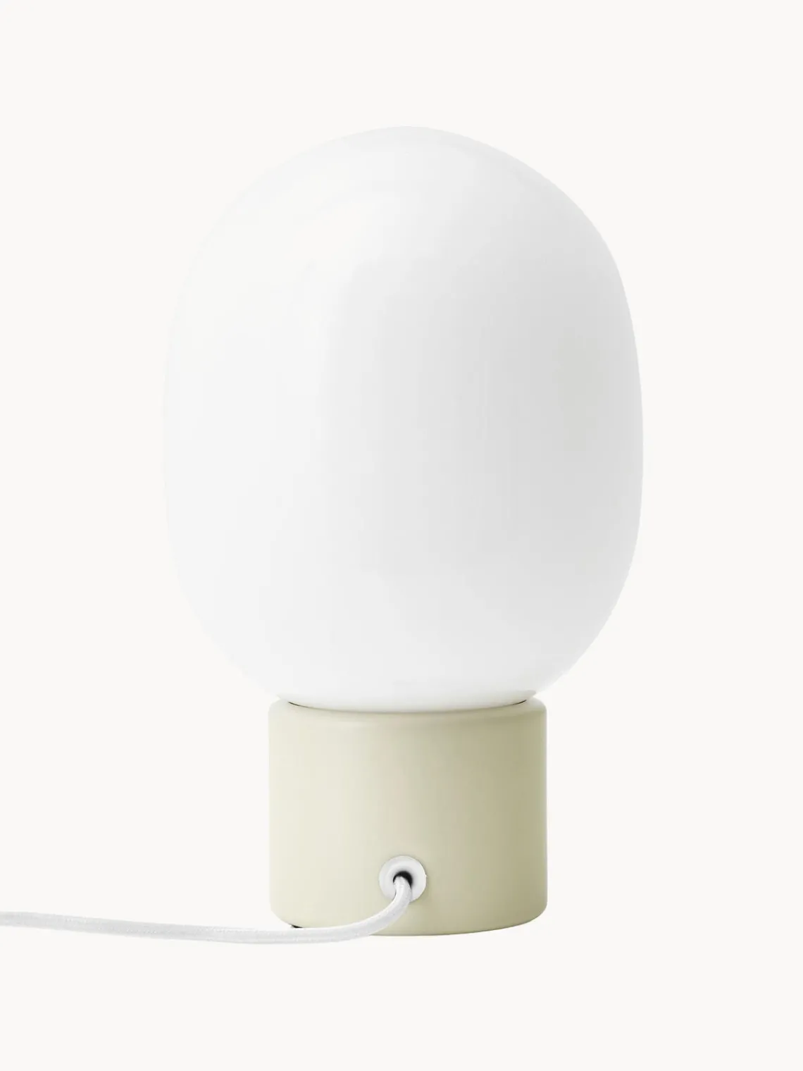 Lámparas De Mesa|Lámparas De Techo>Audo Copenhagen Lámpara de mesa pequeña regulable JWDA, 29 cm Blanco, beige claro, dorado