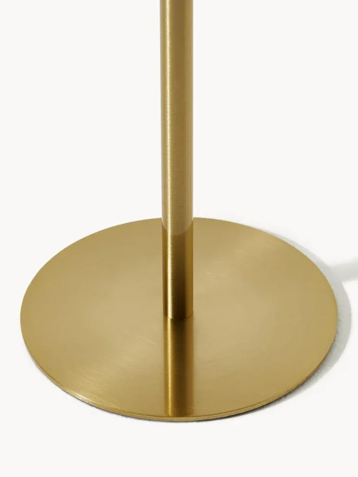 Lámparas De Mesa De Exterior|Lámparas De Techo>Westwing Collection Lámpara de mesa regulable con conexión USB Fausta Dorado, blanco