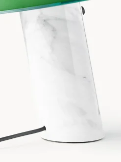 Lámparas De Mesa|Lámparas De Techo></noscript>Flos Lámpara de mesa regulable de mármol Snoopy Verde, mármol blanco