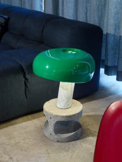 Lámparas De Mesa|Lámparas De Techo></noscript>Flos Lámpara de mesa regulable de mármol Snoopy Verde, mármol blanco