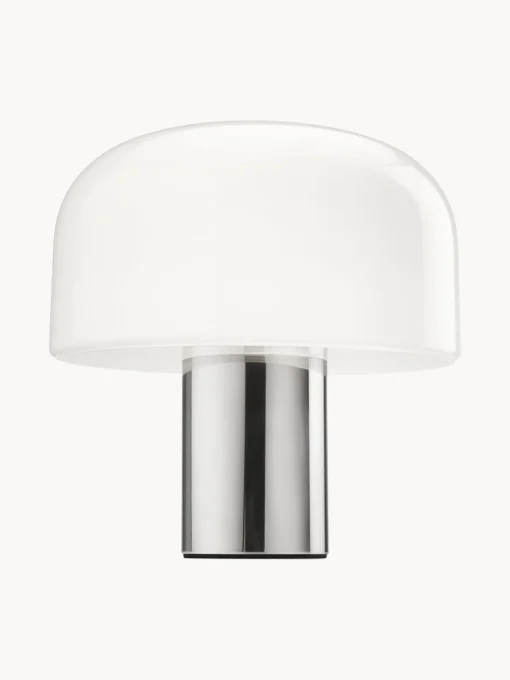 Lámparas De Mesa|Lámparas De Techo>Flos Lámpara de mesa regulable de cristal opalino Bellhop Blanco, plateado
