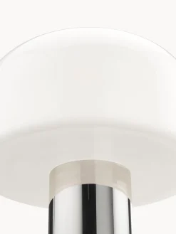 Lámparas De Mesa|Lámparas De Techo></noscript>Flos Lámpara de mesa regulable de cristal opalino Bellhop Blanco, plateado