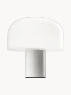 New Lámpara de mesa regulable de cristal opalino Bellhop Lámparas De Mesa|Lámparas De Techo