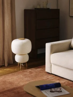 Lámparas De Pie|Lámparas De Techo></noscript>Westwing Collection Lámpara de pie de diseño de papel de arroz Misaki