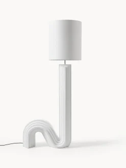 Lámparas De Pie|Lámparas De Techo>Westwing Collection Lámpara de pie de diseño Luomo Blanco Off White