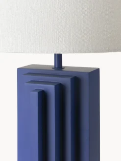 Lámparas De Pie|Lámparas De Techo></noscript>Westwing Collection Lámpara de pie de diseño Luomo Azul oscuro, blanco Off White