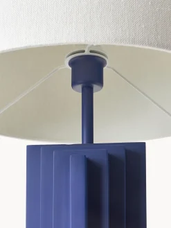 Lámparas De Pie|Lámparas De Techo></noscript>Westwing Collection Lámpara de pie de diseño Luomo Azul oscuro, blanco Off White