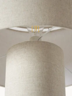 Lámparas De Techo|Lámparas De Pie></noscript>Westwing Collection Lámpara de pie de lino Ron Lino beige claro