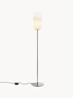 Lámparas De Pie|Lámparas De Techo>Artemide Lámpara de pie de vidrio soplado artesanalmente Gople Blanco, plateado