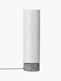 Lámparas De Pie|Lámparas De Techo>GUBI Lámpara de pie LED regulable con base de mármol Unbound, tamaños diferentes Mármol gris claro y oscuro