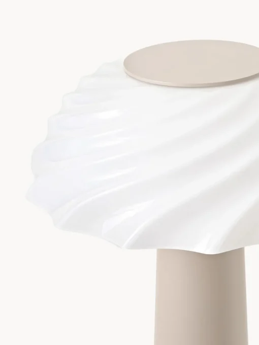 Lámparas De Pie|Lámparas De Techo>Westwing Collection Lámpara de pie pequeña Anya Beige claro, blanco
