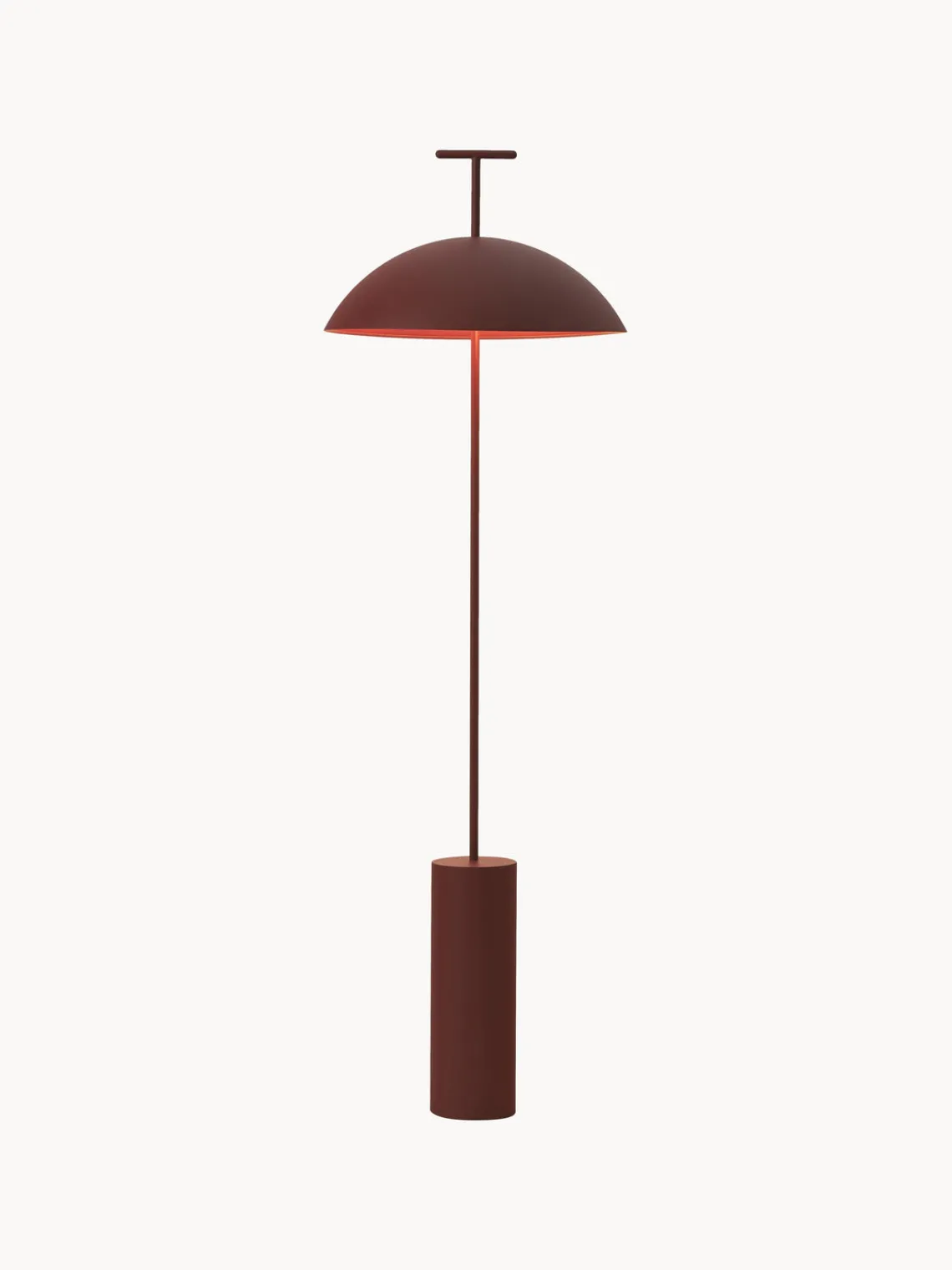 Lámparas De Pie|Lámparas De Techo>Kartell Lámpara de pie pequeña regulable de diseño Geen-a Rojo óxido