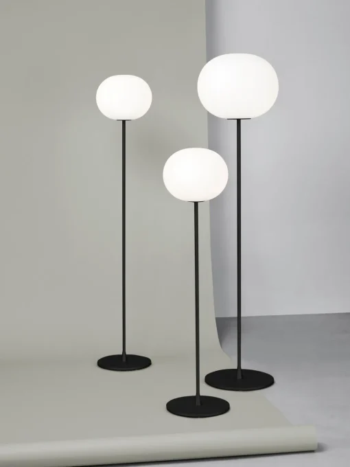 Lámparas De Pie|Lámparas De Techo>Flos Lámpara de pie regulable Glo-Ball Negro