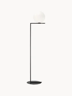 Lámparas De Pie|Lámparas De Techo>Flos Lámpara de pie soplada regulable IC Lights Negro mate, blanco