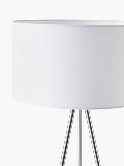 Lámparas De Pie|Lámparas De Techo></noscript>Westwing Collection Lámpara de pie trípode Cella Blanco, cromo