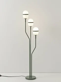 Lámparas De Pie|Lámparas De Techo>Westwing Collection Lámpara de pie Yasna Verde mate