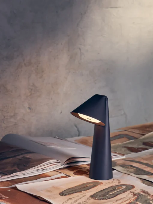 Lámparas De Mesa|Lámparas De Techo>Frandsen Lámpara de sobremesa LED regulable Ami, portátil Marrón