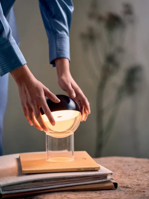 Lámparas De Mesa|Lámparas De Techo>Frandsen Lámpara de sobremesa LED regulable Pila, portátil Negro
