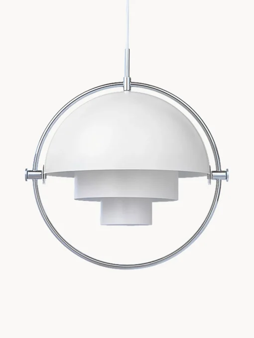 Lámparas De Techo|Lámparas De Techo>GUBI Lámpara de techo ajustable Multi-Lite Blanco, cromo