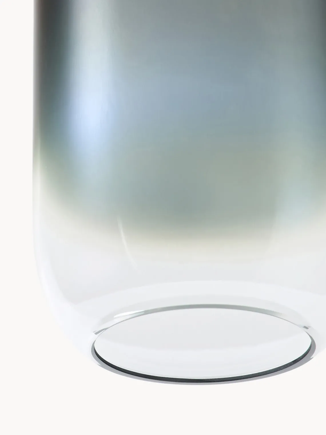 Plafones|Lámparas De Techo>Artemide Lámpara de techo artesanal de vidrio soplado Gople Azul oscuro, negro