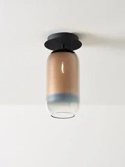 Plafones|Lámparas De Techo>Artemide Lámpara de techo artesanal de vidrio soplado Gople Marrón, negro