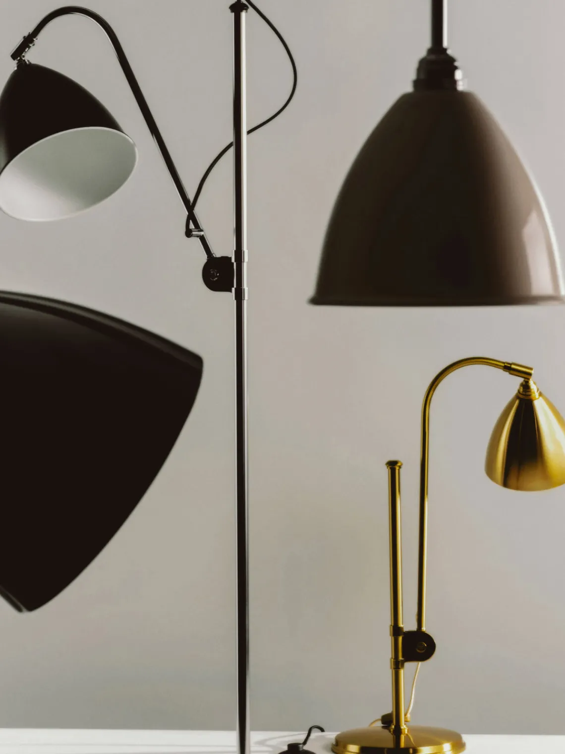 Lámparas De Techo|Lámparas De Techo>GUBI Lámpara de techo BL9 Negro, metal, cromado