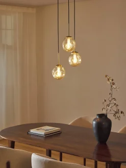 New Lámpara de techo cluster de vidrio Amora Lámparas De Techo|Lámparas De Techo