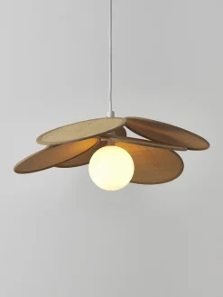 Best Lámpara de techo con adornos de fibras naturales Milani Lámparas De Techo|Lámparas De Techo