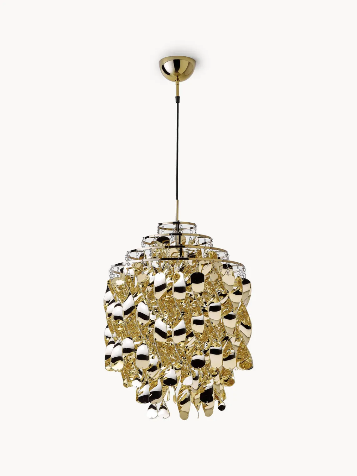 Lámparas De Techo|Lámparas De Techo>Verpan Lámpara de techo de diseño Verner Panton Spiral SP01 Dorado