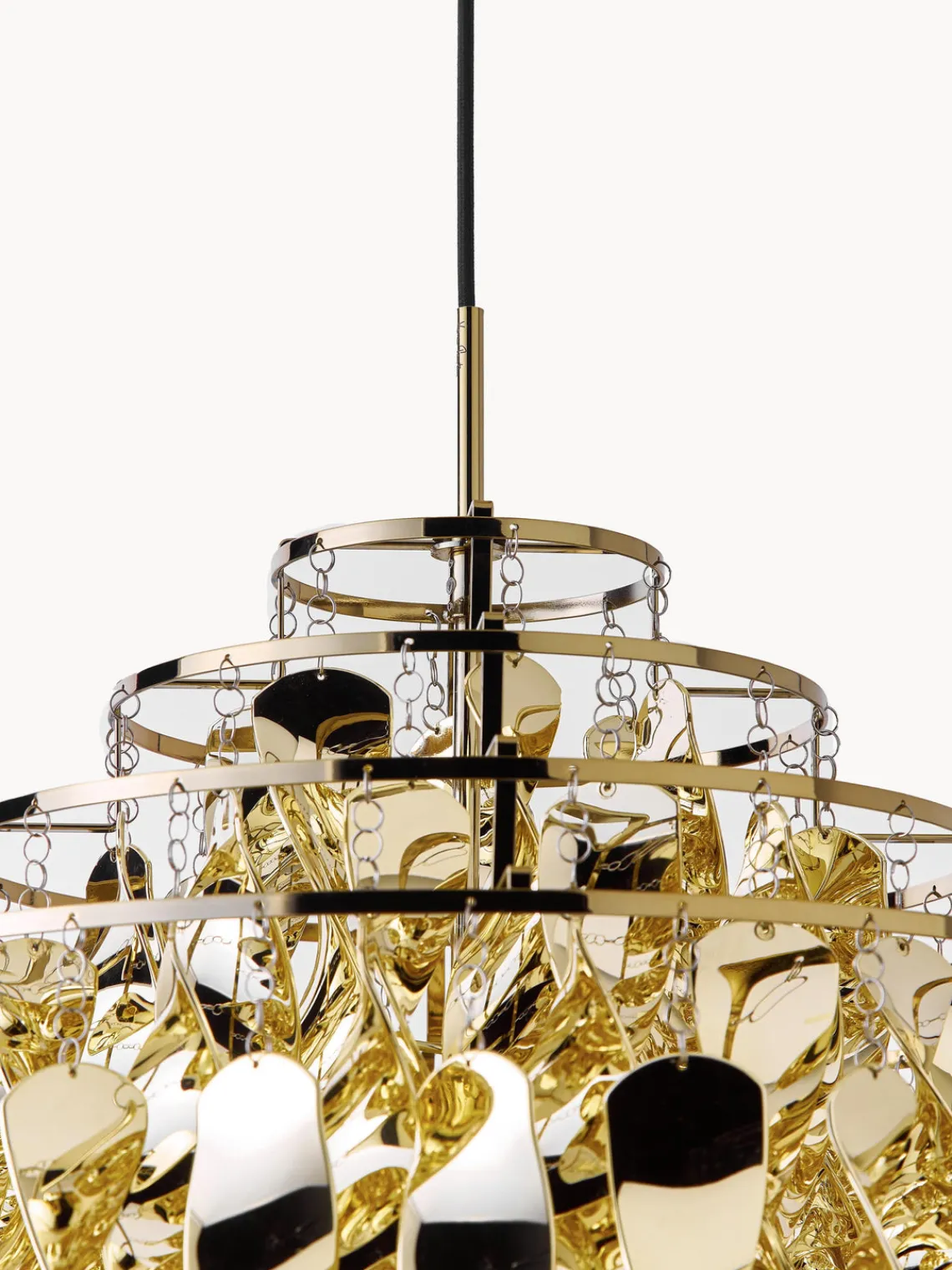 Lámparas De Techo|Lámparas De Techo>Verpan Lámpara de techo de diseño Verner Panton Spiral SP01 Dorado