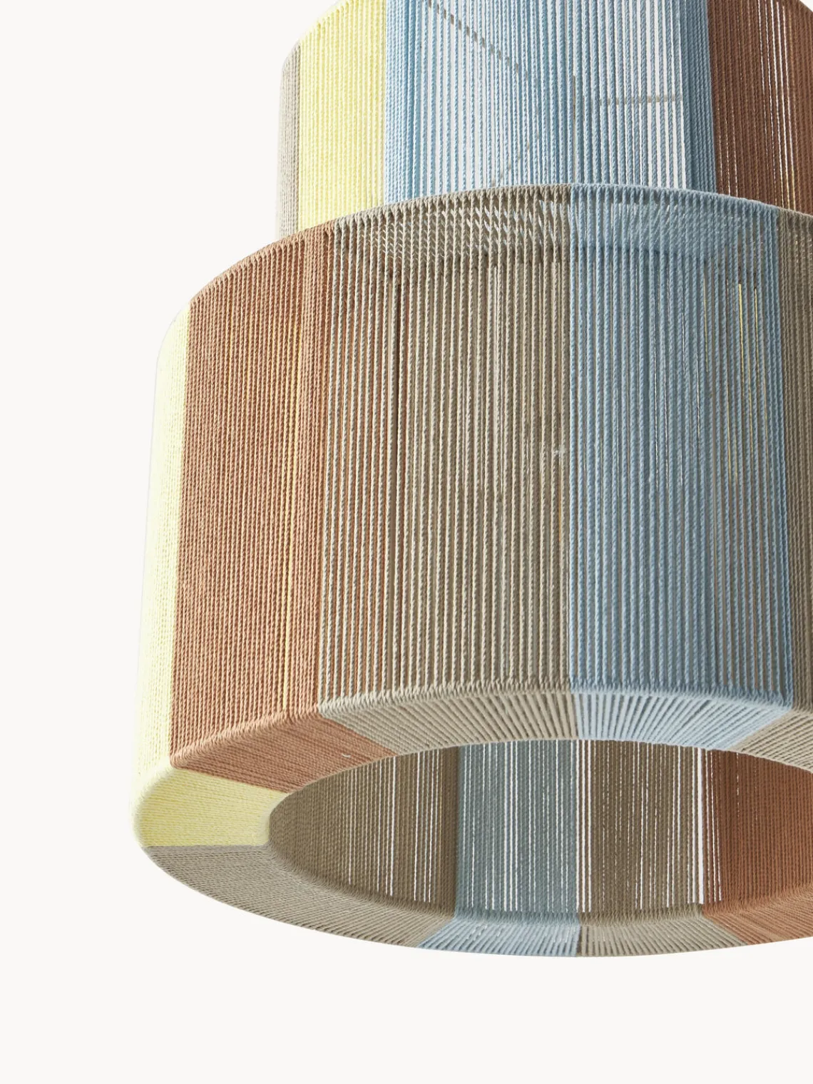 Lámparas De Techo|Lámparas De Techo>Westwing Collection Lámpara de techo de hilos de lino Lace Multicolor