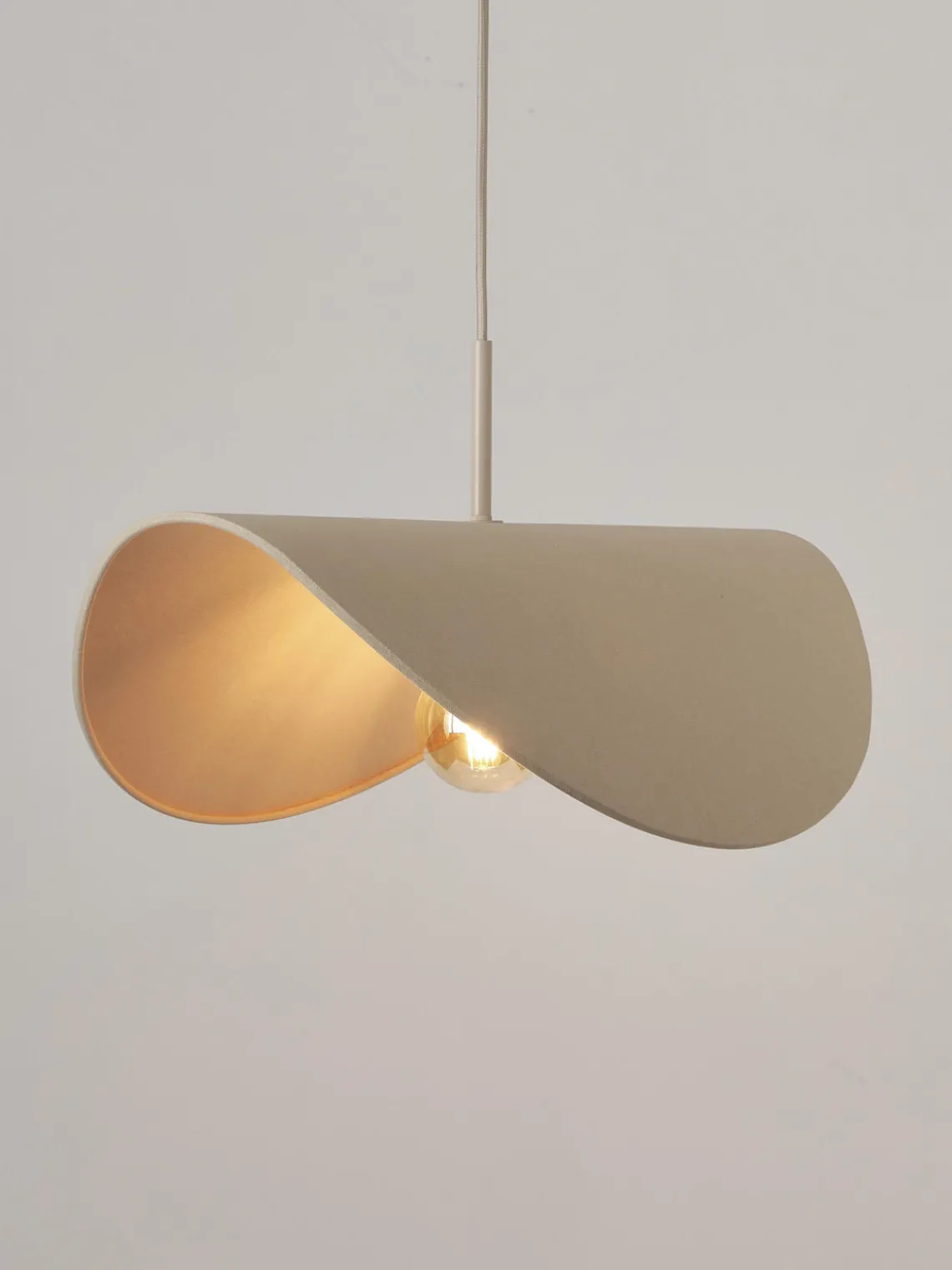 Lámparas De Techo|Lámparas De Techo>Westwing Collection Lámpara de techo de lino de diseño Kenzie