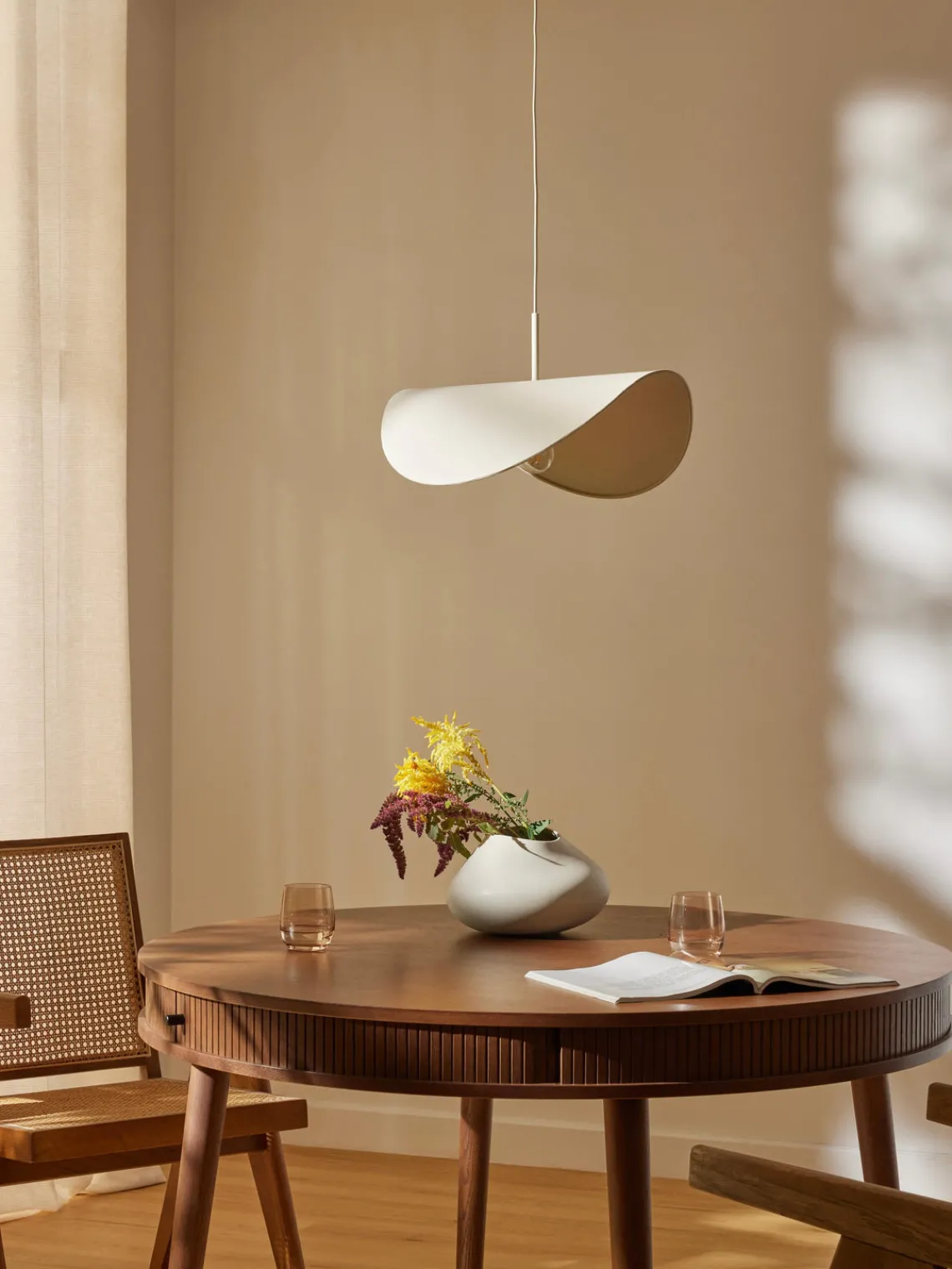 Lámparas De Techo|Lámparas De Techo>Westwing Collection Lámpara de techo de lino de diseño Kenzie