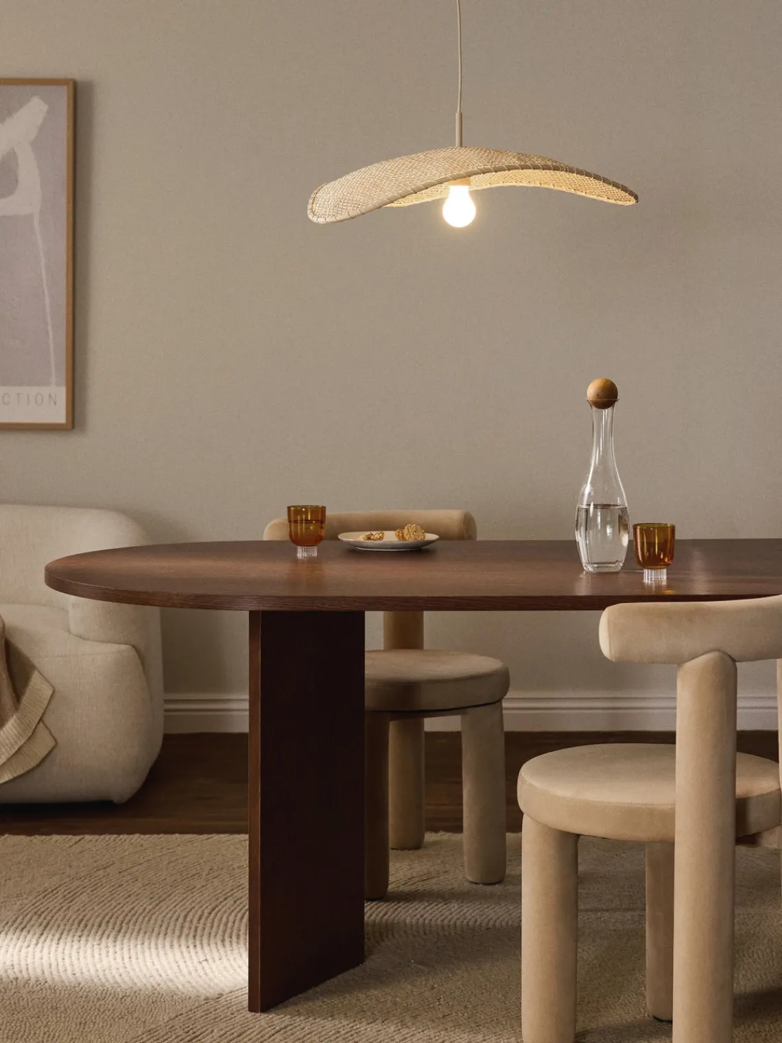 Lámparas De Techo|Lámparas De Techo>Westwing Collection Lámpara de techo de ratán Senja