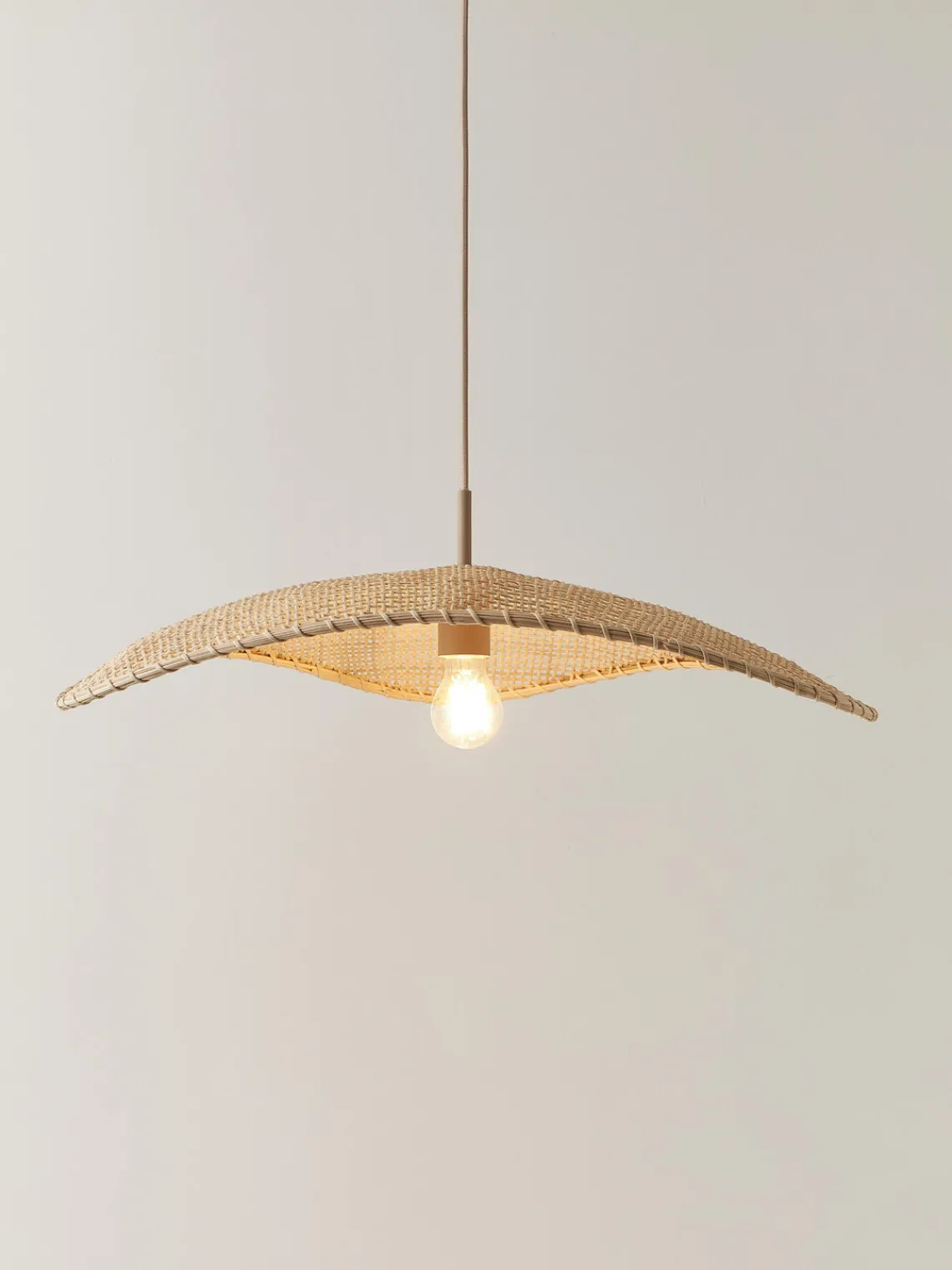 Lámparas De Techo|Lámparas De Techo>Westwing Collection Lámpara de techo de ratán Senja