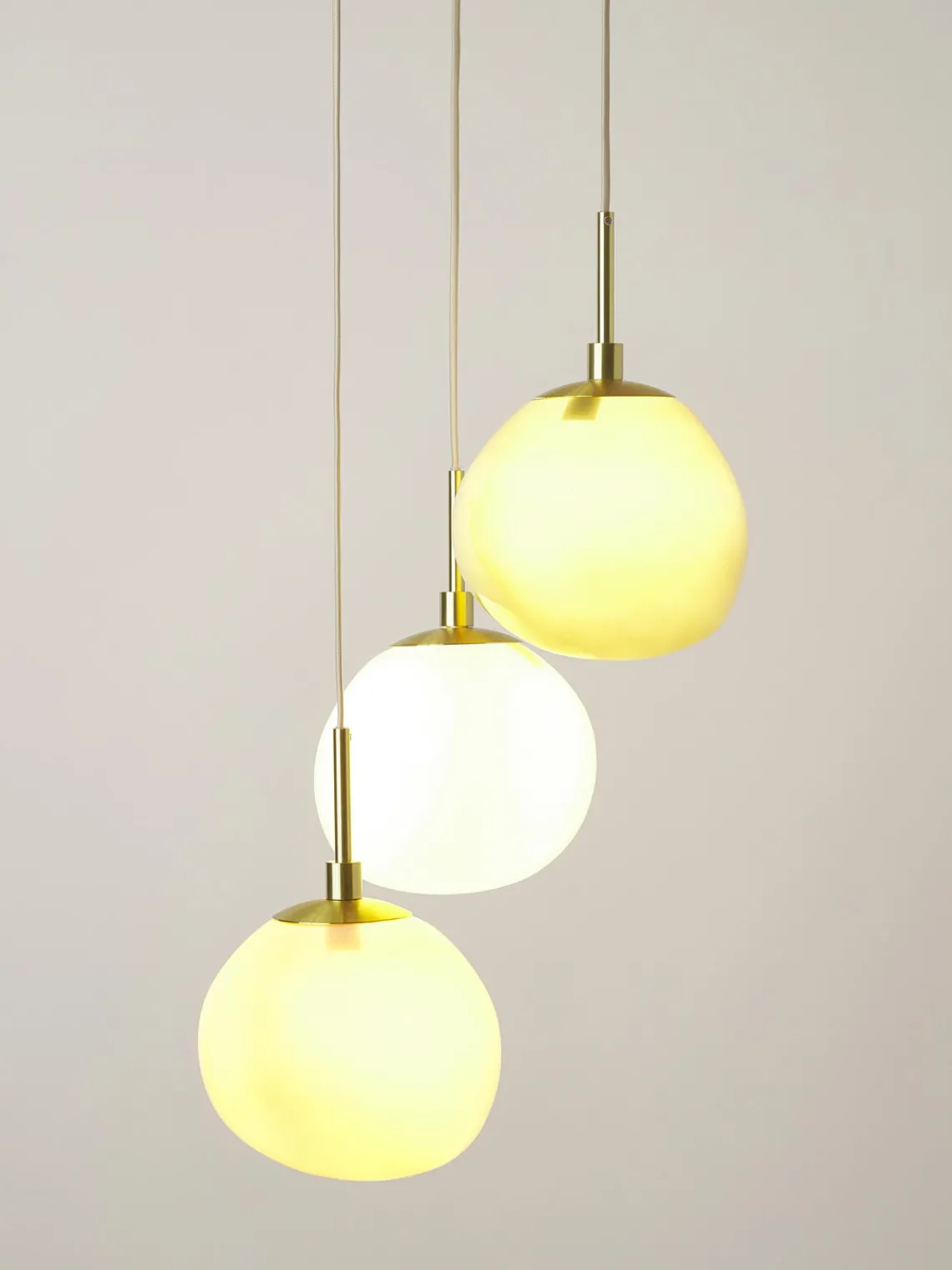 Lámparas De Techo|Lámparas De Techo>Westwing Collection Lámpara de techo de vidrio opalino Josie