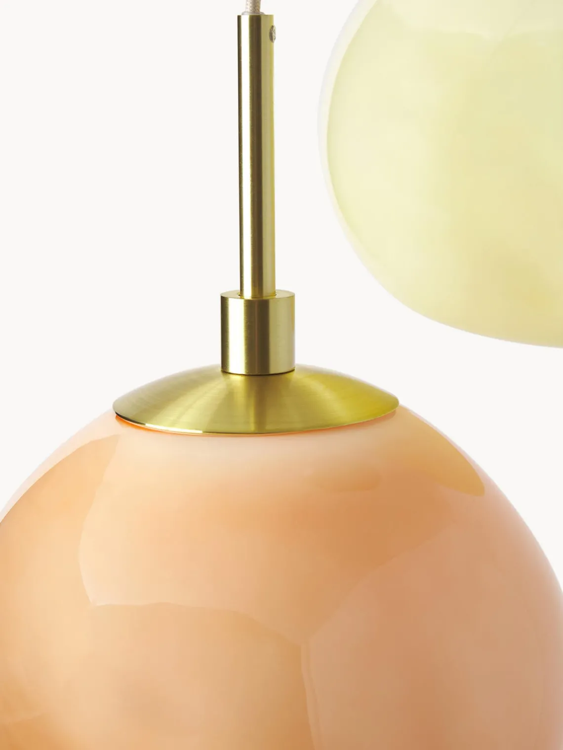 Lámparas De Techo|Lámparas De Techo>Westwing Collection Lámpara de techo de vidrio opalino Josie