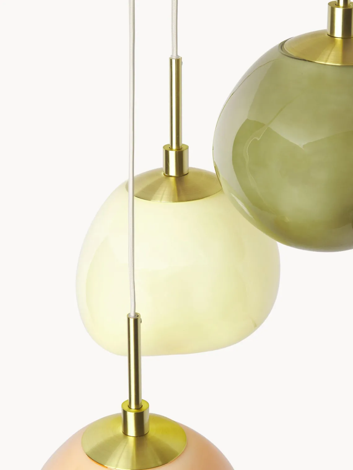 Lámparas De Techo|Lámparas De Techo>Westwing Collection Lámpara de techo de vidrio opalino Josie