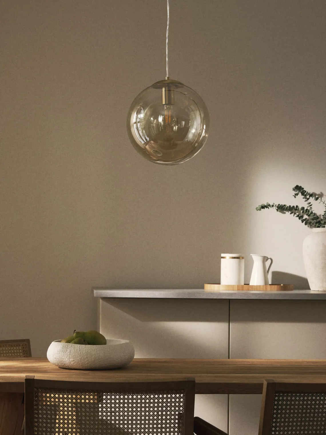 Lámparas De Techo|Lámparas De Techo>Westwing Collection Lámpara de techo de vidrio Bao