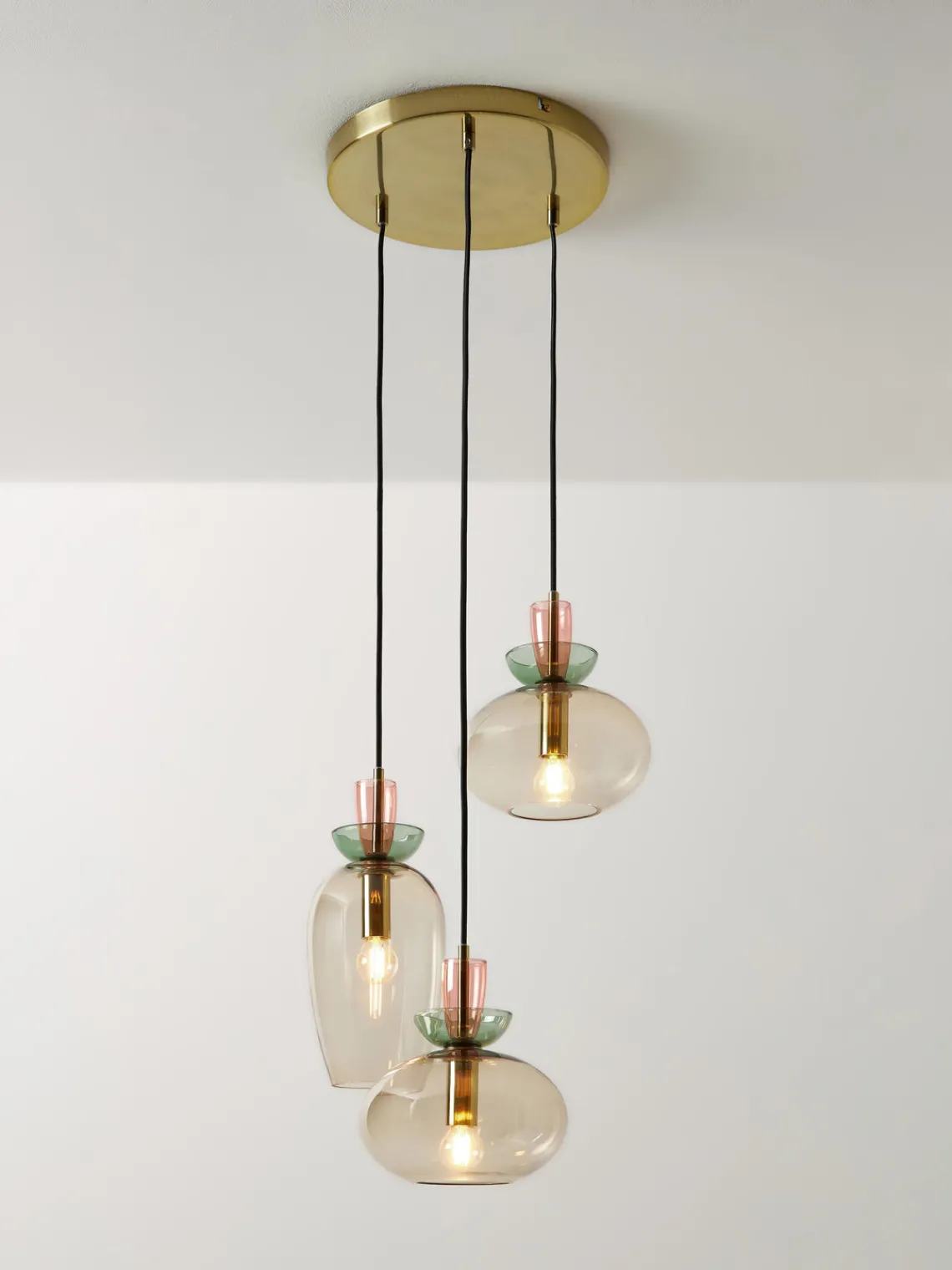 Lámparas De Techo|Lámparas De Techo>Westwing Collection Lámpara de techo de vidrio Nyra