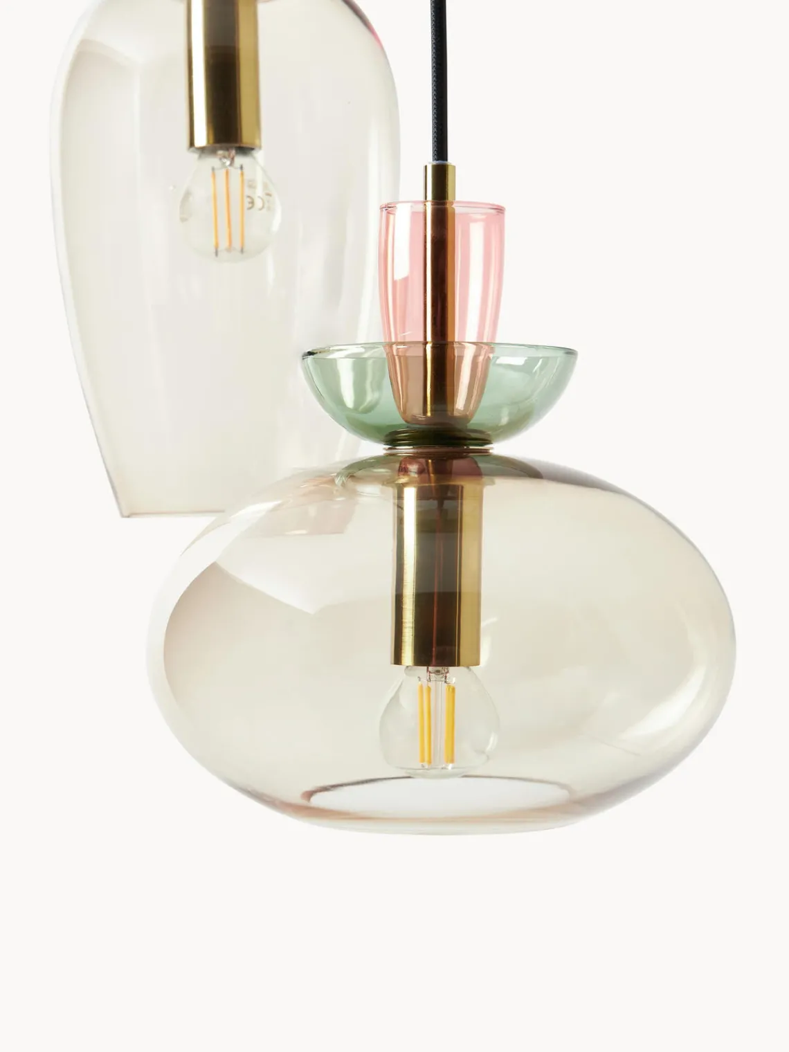 Lámparas De Techo|Lámparas De Techo>Westwing Collection Lámpara de techo de vidrio Nyra