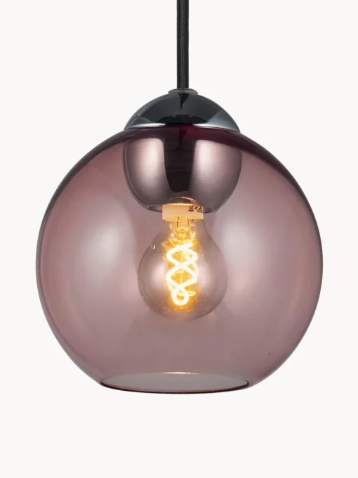 Lámparas De Techo|Lámparas De Techo>Halo Design Lámpara de techo de vidrio Bubbles, tamaños diferentes Rosa oscuro, plateado