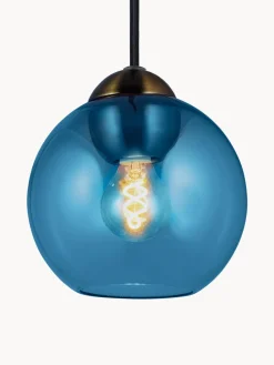 Lámparas De Techo|Lámparas De Techo>Halo Design Lámpara de techo de vidrio Bubbles, tamaños diferentes Azul, dorado con efecto envejecido