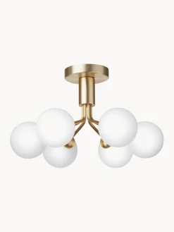 Plafones|Lámparas De Techo></noscript>Nuura Lámpara de techo de vidrio Apiales Dorado, blanco