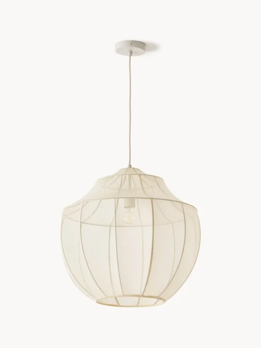 Lámparas De Techo|Lámparas De Techo>Westwing Collection Lámpara de techo en tejido malla Beau Beige claro