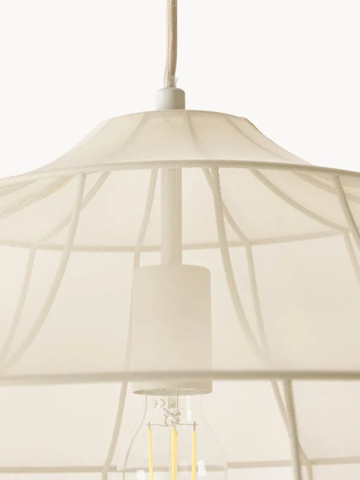 Lámparas De Techo|Lámparas De Techo>Westwing Collection Lámpara de techo en tejido malla Beau Beige claro