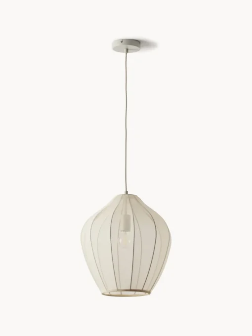 Lámparas De Techo|Lámparas De Techo>Westwing Collection Lámpara de techo en tejido malla Beau Beige claro