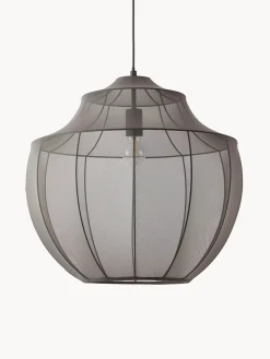 Lámparas De Techo|Lámparas De Techo>Westwing Collection Lámpara de techo en tejido malla Beau Gris