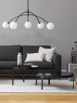 Best Lámpara de techo grande de vidrio opalino Heaven Lámparas De Techo|Lámparas De Techo